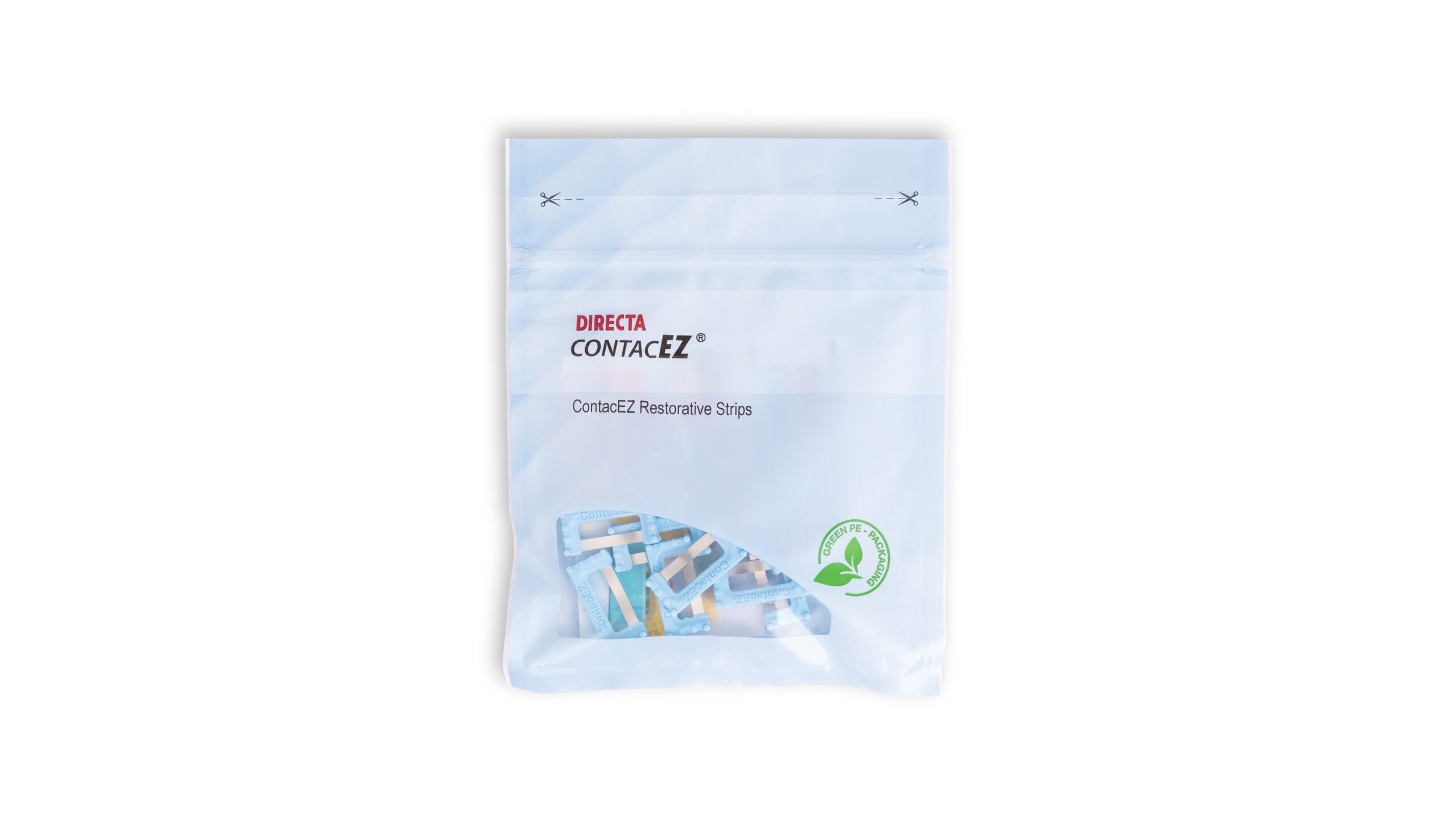 ContacEZ Restorative strip system Blue in bag package