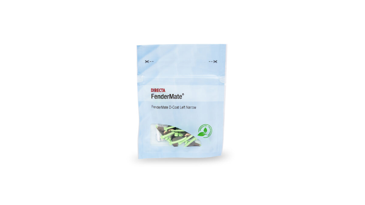 FenderMate D-Coat Left Narrow in bag package