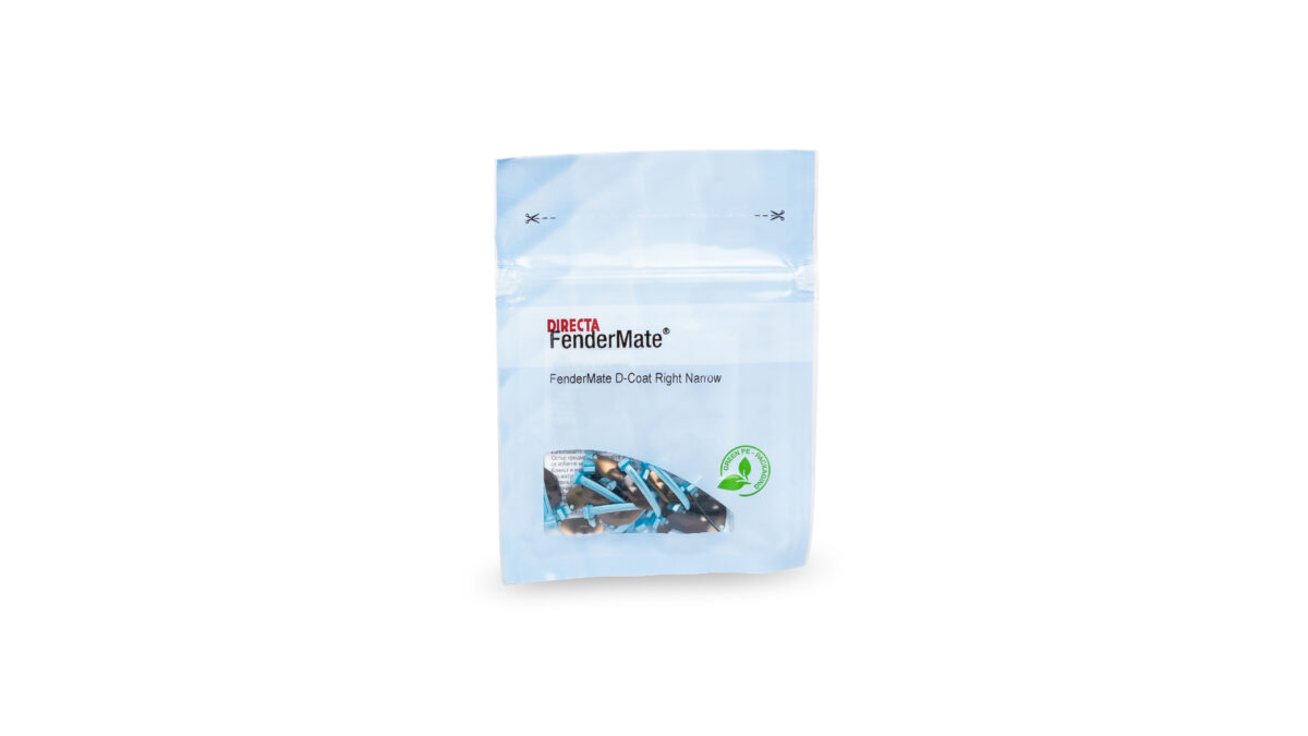 FenderMate D-Coat Right Narrow in bag package