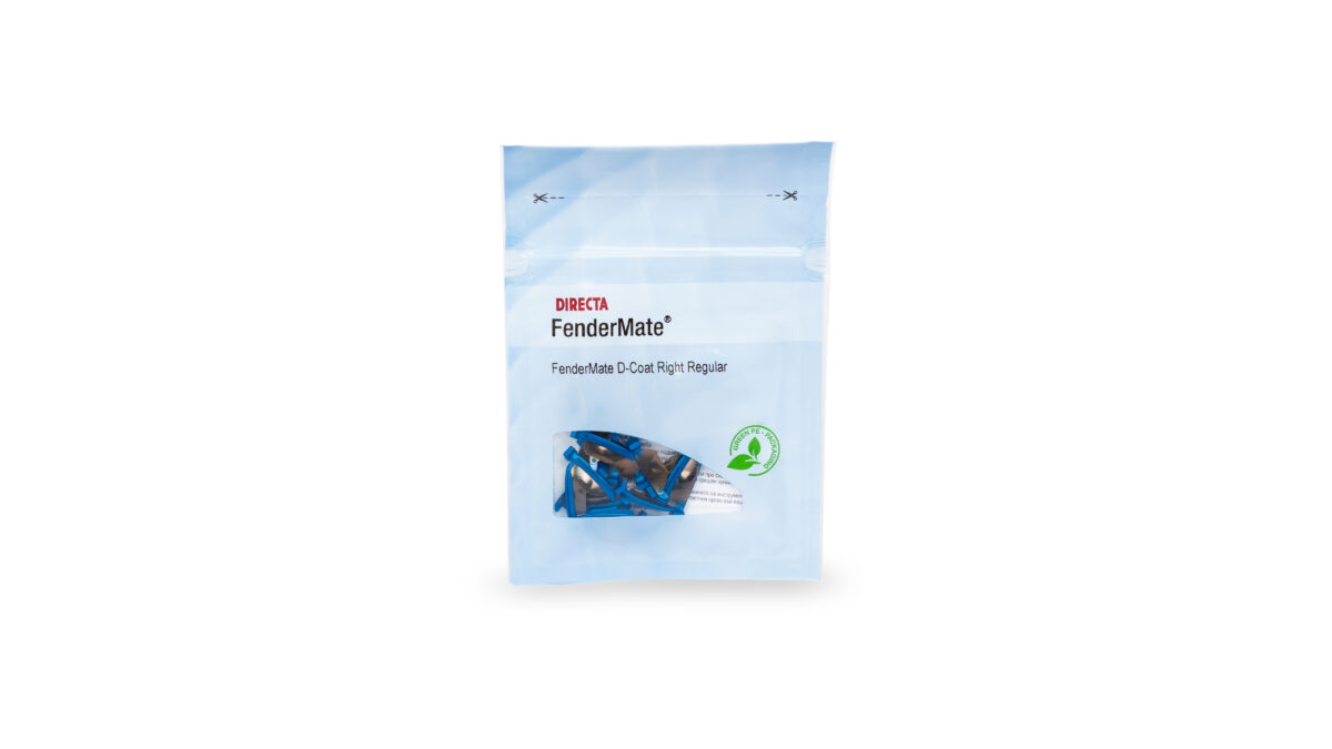 FenderMate D-Coat Right Regular in bag package